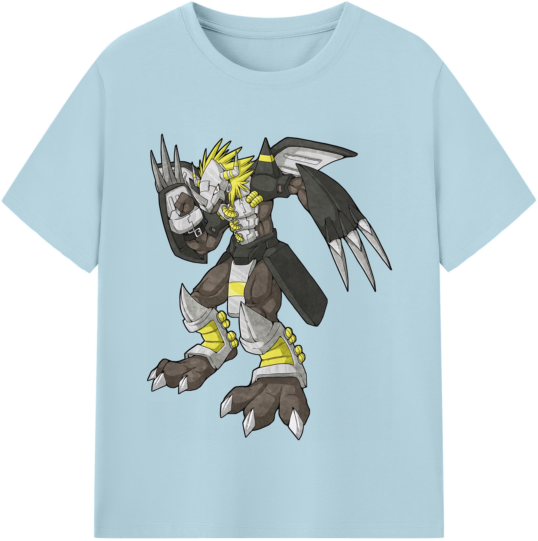 （画像用） Digimon デジタルモンスター/デジモン 綿100％半袖Tシャツ（フロントプリント）